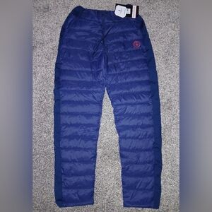 New LITTLE DONKEY ANDY ladies SMALL navy Blue Puffer Snow Ski Pants